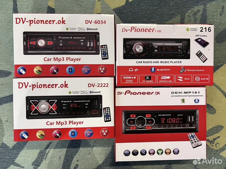 Автомагнитола pioneer с bluetooth