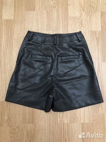 Шорты из эко кожи