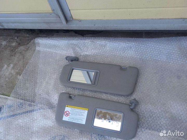 Хендай солярис- солнцезащитные козырьки