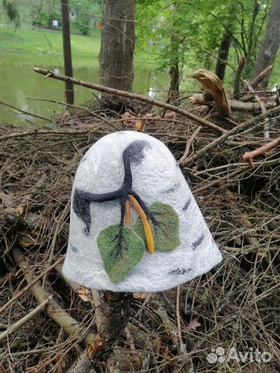 Банная шапка Берёза