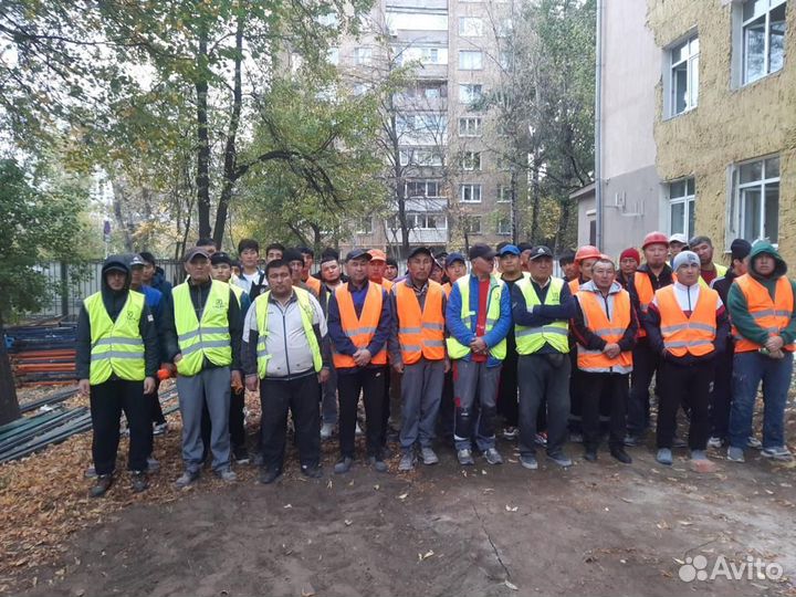 Разнорабочие уборка территорий с НДС, нал, без НДС