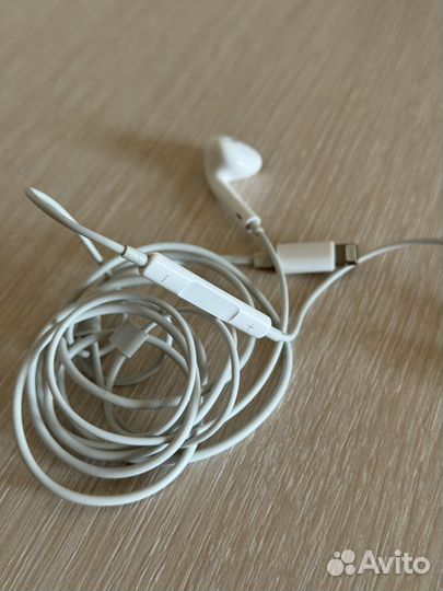 Наушники apple earpods lightning оригинал