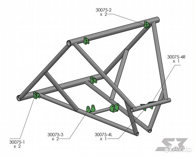 Усиление S3 двигателя и рычагов BRP Maverick X3