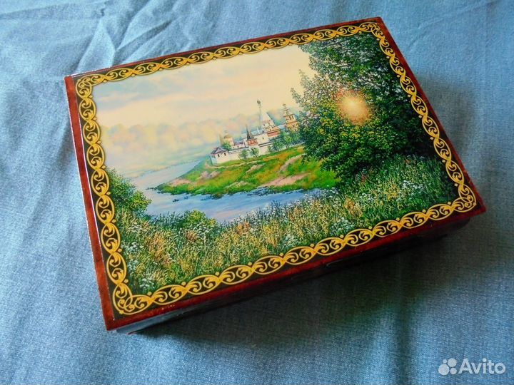 Шкат копирайт Мстёрская лаковая миниатюра Владимир