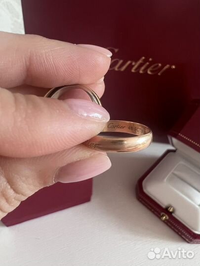 Cartier trinity кольцо