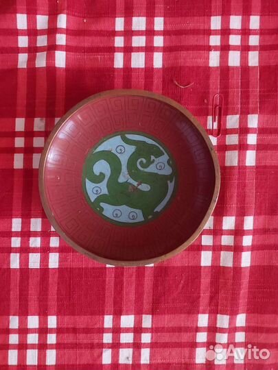 Пепельница клуазоне Китай 1950