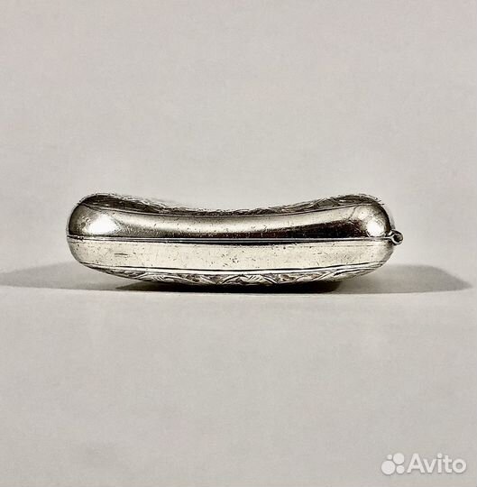 Портсигар антик 1895 год серебро