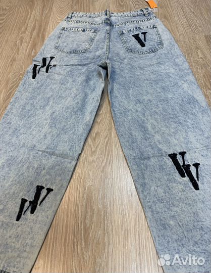 Джинсы широкие vlone