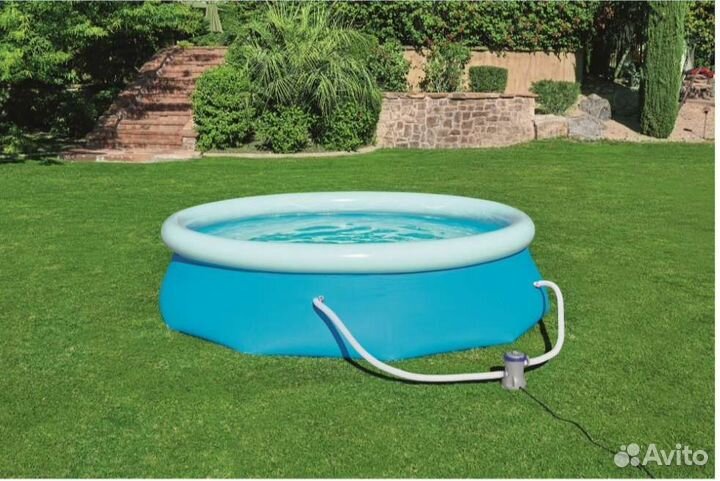 Бассейн Bestway с фильтр насосом, 305х76 см(Новый)