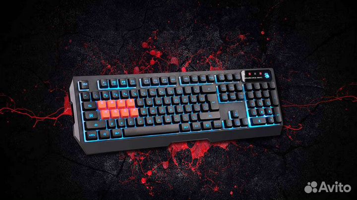 Игровая клавиатура A4tech bloody b188 с подсветкой