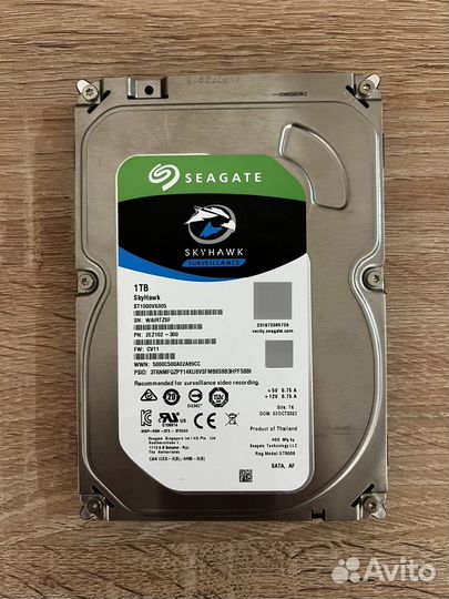Жесткий диск 1 тб seagate skyhawk