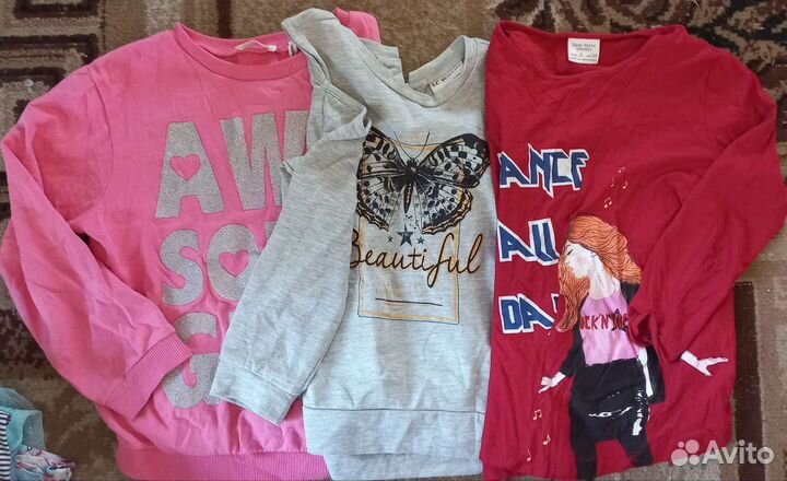 Пакет вещей для девочки 25 шт на 5-7 лет