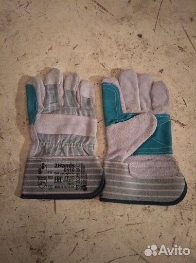 Перчатки летние спилковые