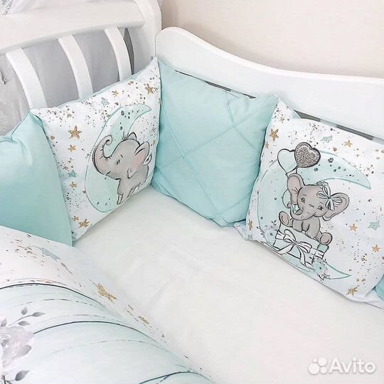 Детская овальная кроватка