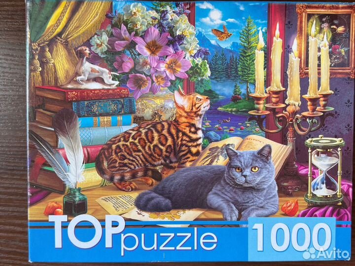 Пазлы, пазл 500 и 1000 деталей