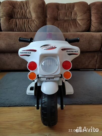 Трехколесный скутер Kreiss Полиция (LQ9981)