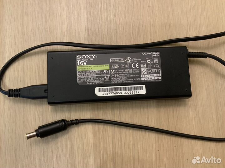 Блок питания Sony pcga AC16V6