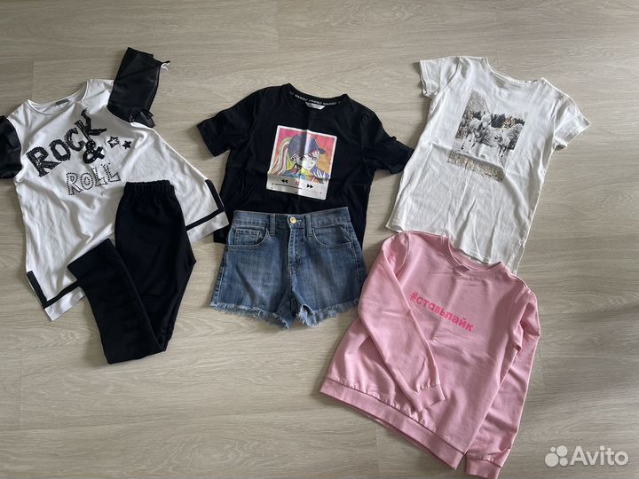 Вещи пакетом на девочку 146