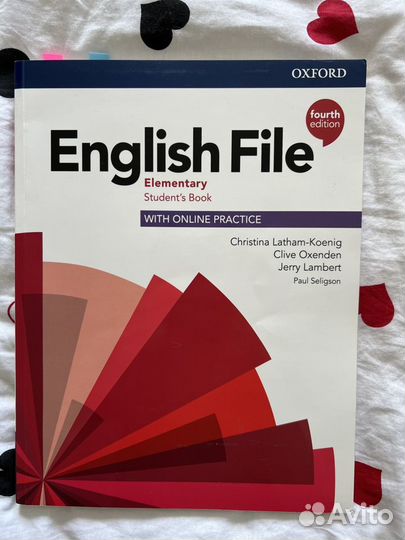 Учебник и тетрадь English File Elementary