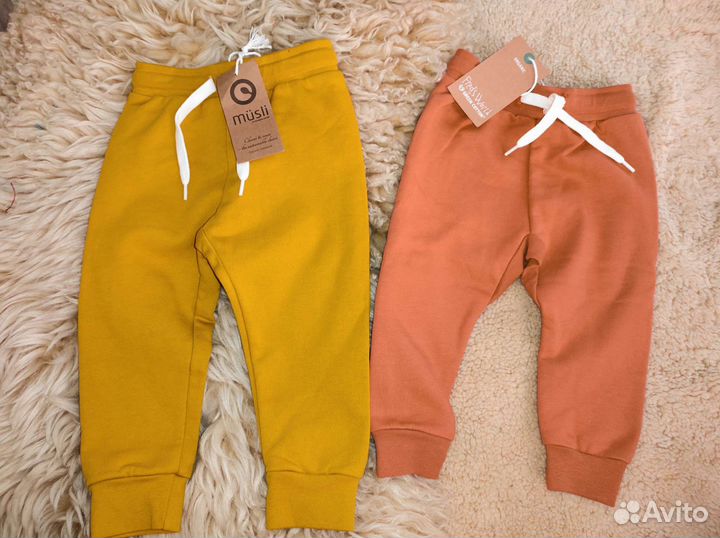 Штанишки и боди для мальчика 9-12мес