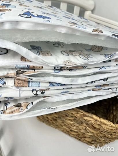 Бортики в кроватку для новорожденных