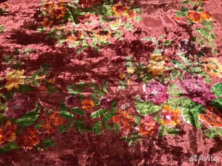 Скатерть и покрывало плюш из СССР