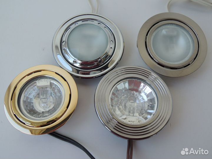 Светильники врезные для галогеновых лампочек