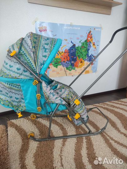 Санки коляска ника