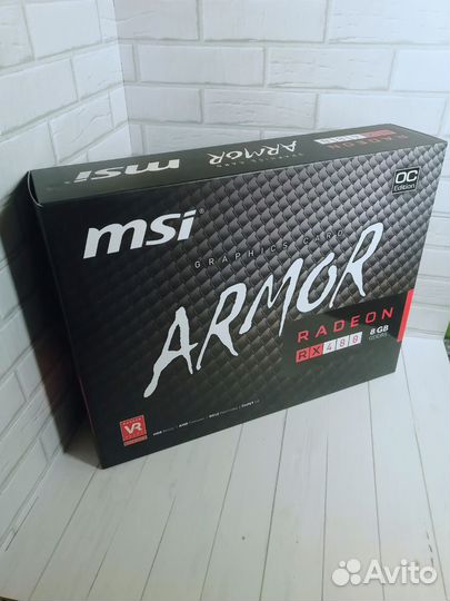 MSI RX 480 armor OC 8 GB
