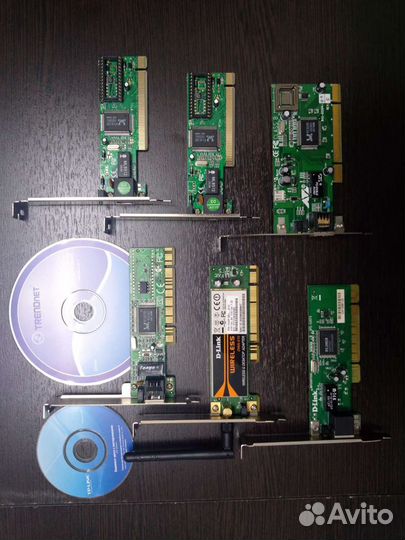 Комплект D-Link DWA-510 и 5 сетевых карт