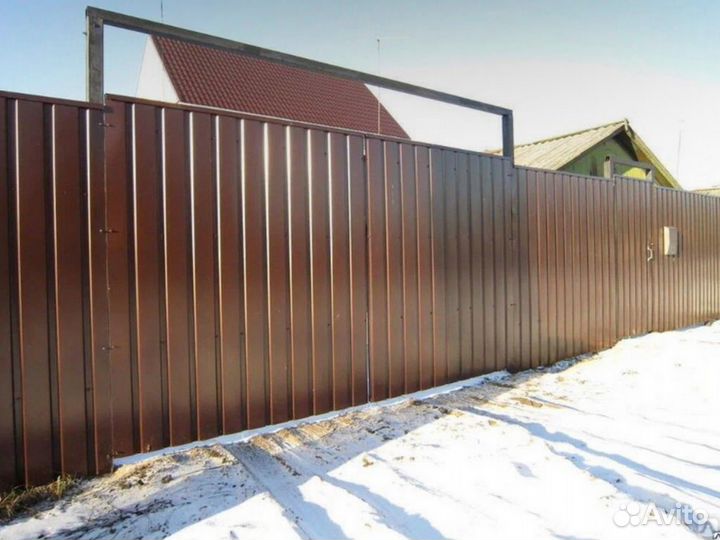 Профнастил / Профлист для калитки и забора