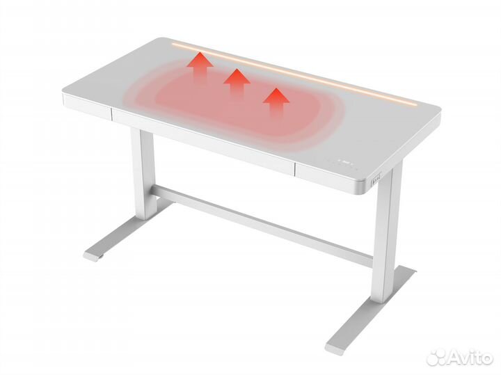 Рабочий стол стеклянный