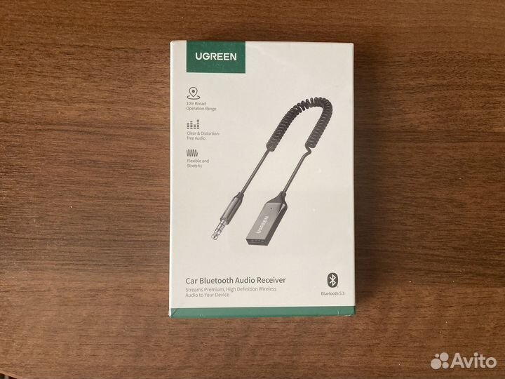 Bluetooth 5.3 usb aux адаптер Ugreen для магнитолы