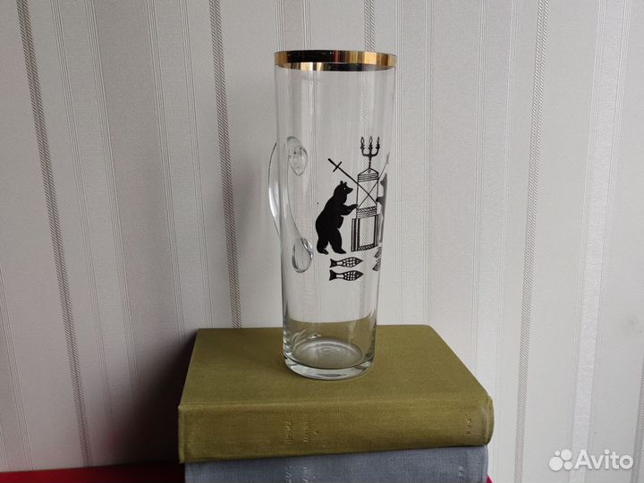 Кружка пивная СССР с гербом г. Новгород