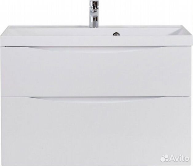 Тумба с раковиной BelBagno Marino H90 bianco lucid