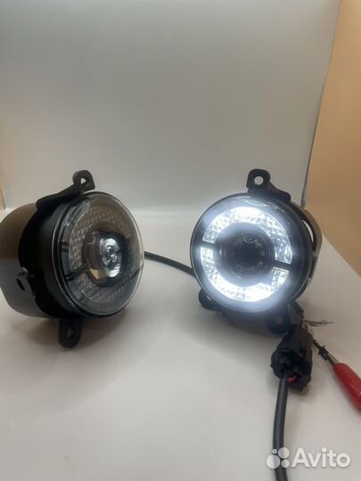 Противотуманные фары лазер на газель-приора 90W