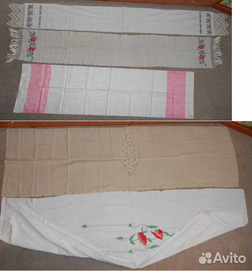 Салфетка скатерть вышивка кружево подзор рушник