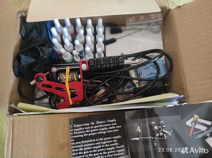 Тату машинка. Набор для обучения