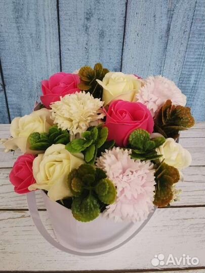 Букет цветов из мыла на заказ