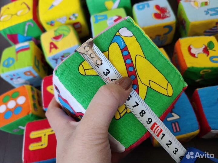 Мягкие кубики мякиши, 25 штук - три размера