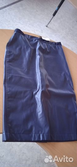 Кожаная юбка новая