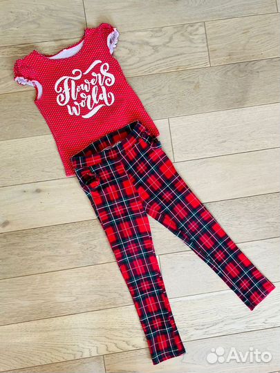 Вещи для девочки пакетом 110-128