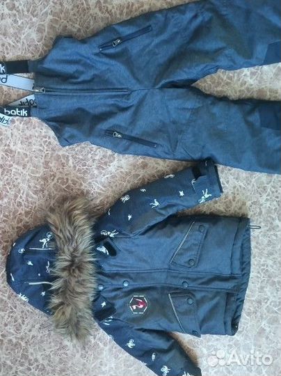 Зимний костюм для мальчика 92