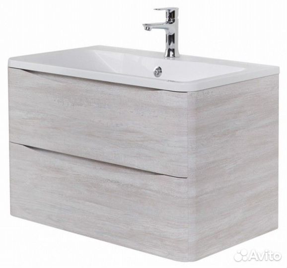 Тумба с раковиной BelBagno Acqua 80 Rovere Vintage Bianco