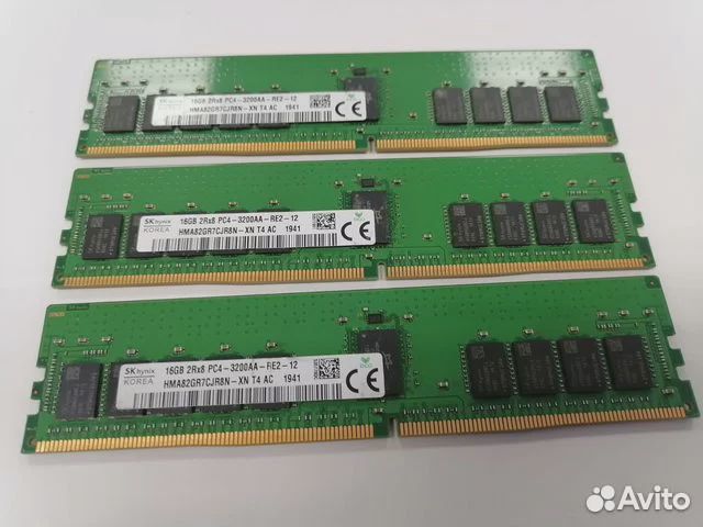 Оперативная память Hynix 16 гб DDR4 3200MHz