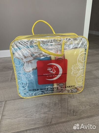 Плед детский плюшевый новый