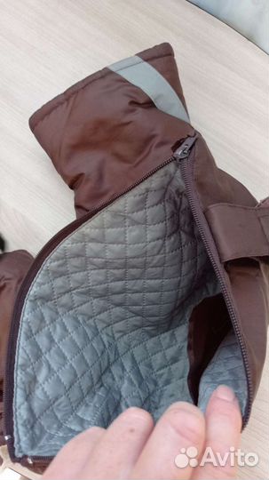 Сумка и варежки на коляску, санки