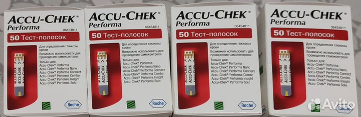 Тест полоски accu chek performa