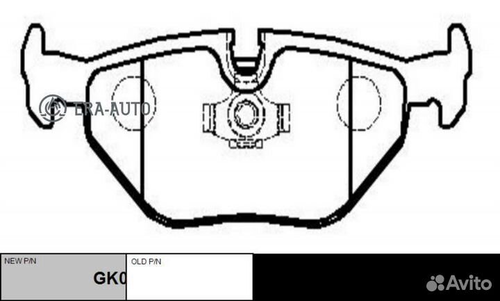 CTR GK0002 / CKB-2 Колодки тормозные дисковые зад