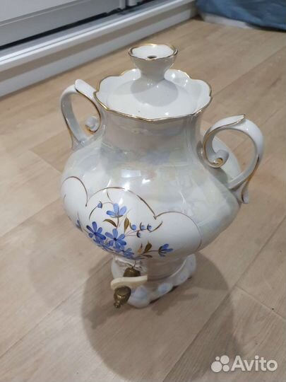 Самовар электрический фарфоровый